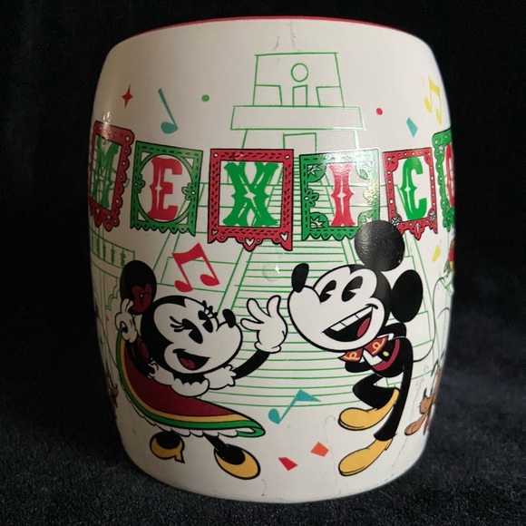 Disney Parks Mexico Epcot Mickey Friends & Three Caballeros Ceramic Coffee Mug - Picture 1 of 9